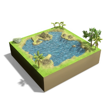 350x350 terrain game assets
